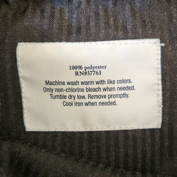 Croft & Barrow Mens Black 38x32 Pants - Picture 5 of 10